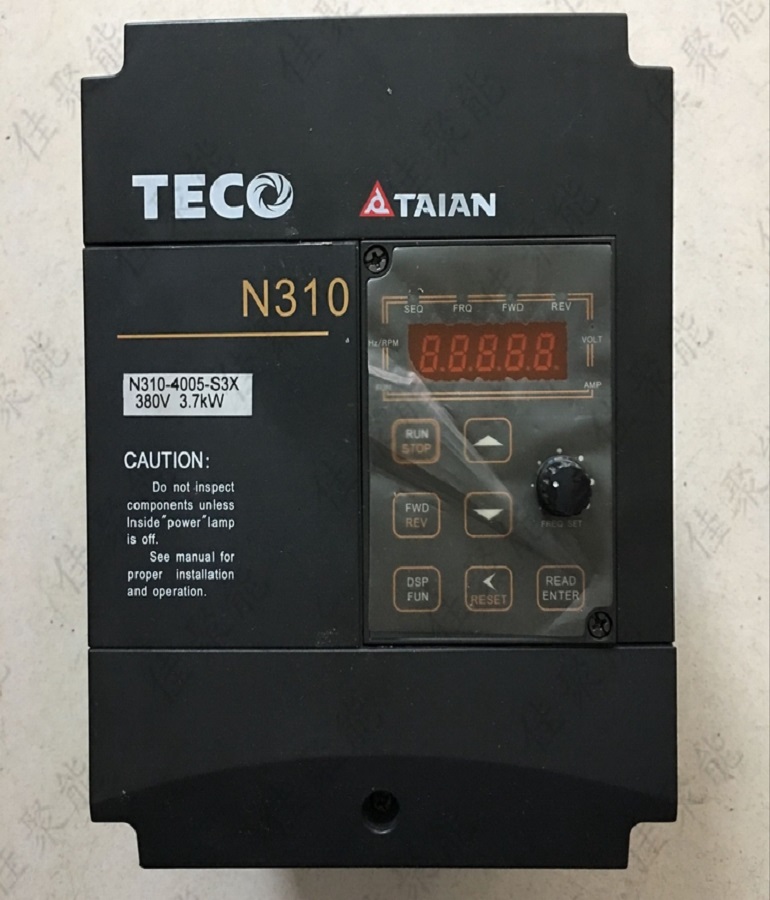 山東 煙臺TECO N310-4005-S3X 3.7kW 東元變頻器維修 臺安變頻器維修